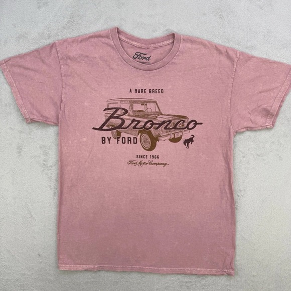 Ford Other - Ford Shirt Mens Bronco Vintage Graphic T Shirt Pink Size Large A Rare Breed